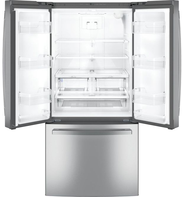 GE® 33" 24.7 Cu. Ft. Fingerprint Resistant Stainless Steel French Door Refrigerator-1