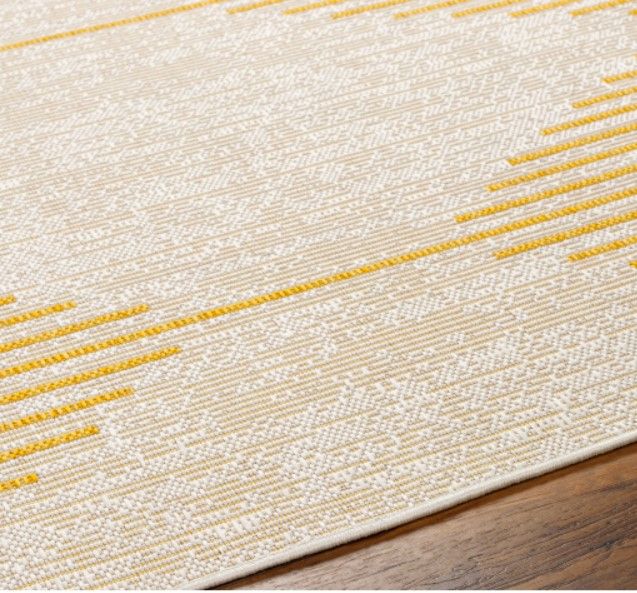 Surya Eagean Yellow 4'x6' Area Rug-1