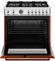 Bertazzoni Professional Series 36" Arancio Glossy Pro Style Gas Range-1