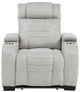 Homelegance® Ronan Light Gray Manual Recliner-2