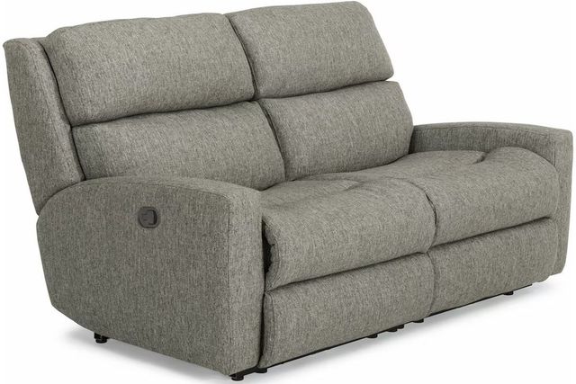 Flexsteel® Catalina Silver Slate Reclining Loveseat-0