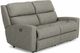 Flexsteel® Catalina Silver Slate Reclining Loveseat-0