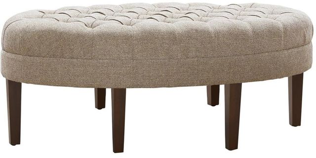 Olliix by Madison Park Linen Martin Surfboard Tufted Ottoman-2