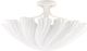 Currey & Company Hadley Gesso White Semi-Flush Lighting-0