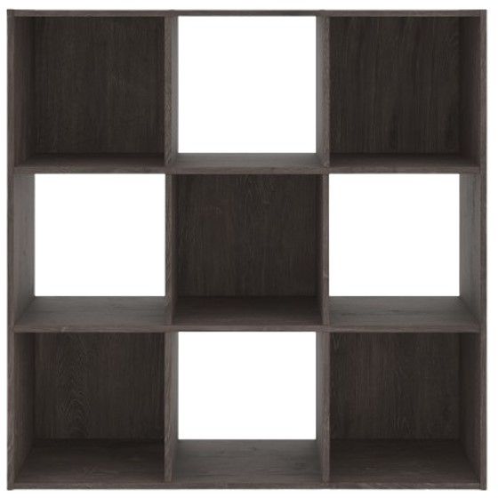 Signature Design by Ashley® Piperton Charcoal Nine Cube Organizer-2