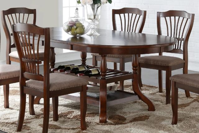 New Classic® Home Furnishings Bixby Espresso Dining Table-1