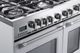Verona® Prestige Series 36" White Pro Style Dual Fuel Range-2