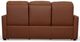 Flexsteel® Broadway Cinnamon Power Reclining Sofa with Power Headrests-4
