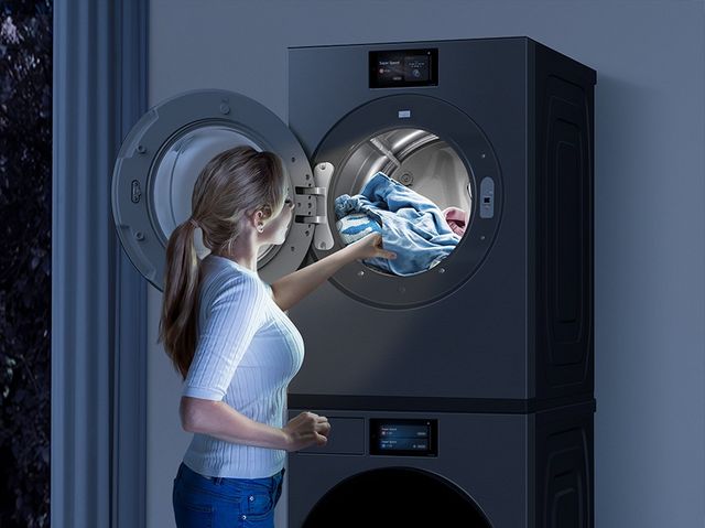 Samsung Dark Steel Laundry Pair-37