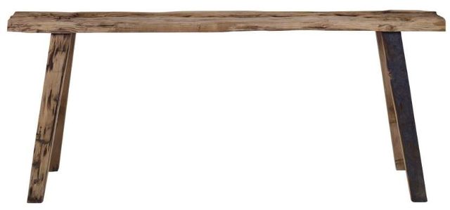 Uttermost® Paddock Brown Rustic Bench-3