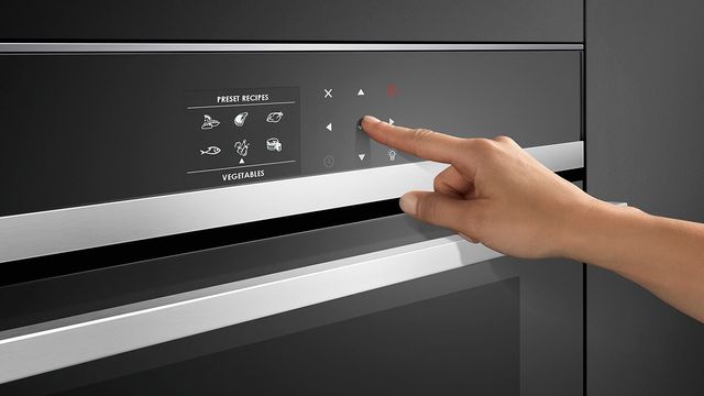 Fisher & Paykel Series 9 24" Stainless Steel Electric Convection Speed Oven-5