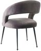 TOV Furniture Rocco Grey Velvet Dining Chair-3