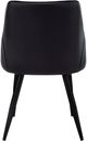 Monarch Specialties Inc. 2-Piece Black Arm Chair Set with Integrated Arms and Black Metal Legs-3