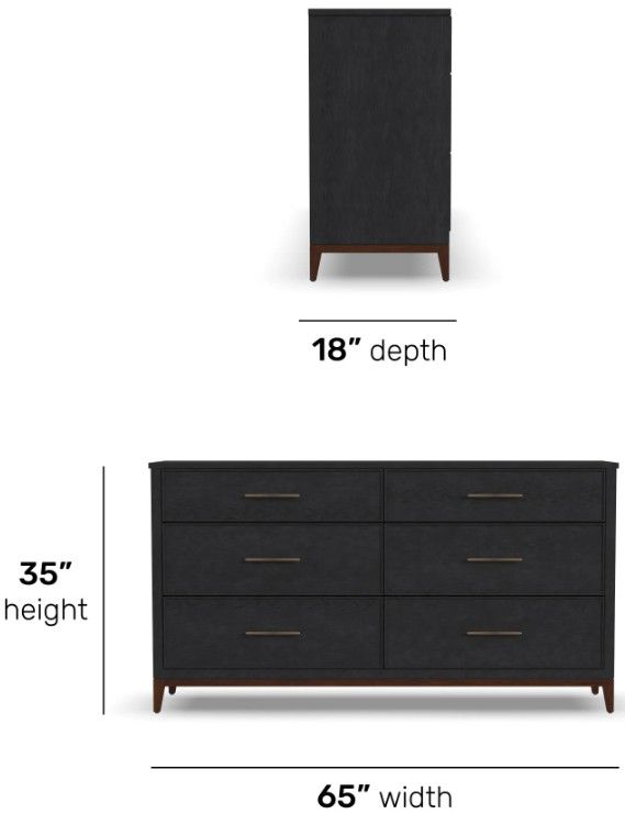 Flexsteel® Waterfall Ebony Dresser-2