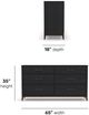 Flexsteel® Waterfall Ebony Dresser-2