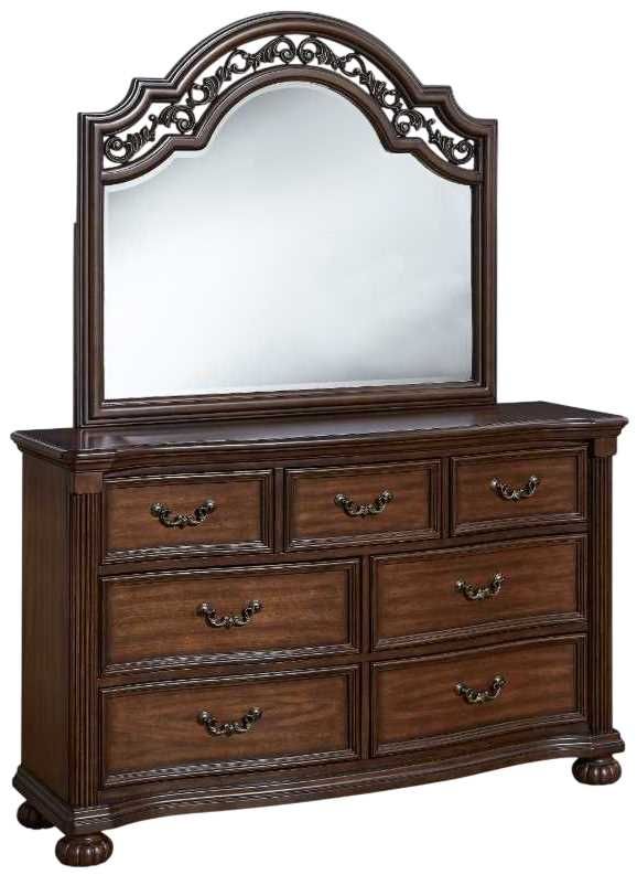 Signature Design By Ashley® Lavinton Brown Dresser And Mirror 