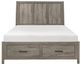 Mazin Furniture Bainbridge Gray Eastern King Platform Bed-0