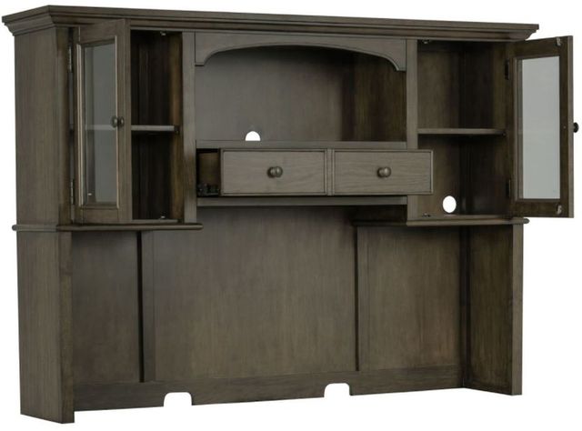 Coaster® Hartshill Burnished Oak Credenza with Hutch-2