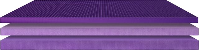 Purple® Essential Purple® 10" Grid Technology Medium Firm Smooth Top Twin XL Mattress in a Box-10-21-23618-4