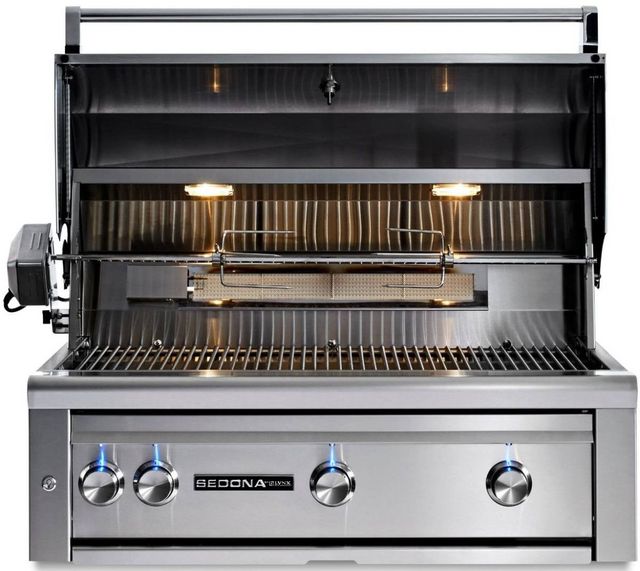 LYNX® Sedona 36" 3-Burner Stainless Steel Built-In Liquid Propane Grill with Rotisserie-5