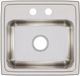 Elkay Lustertone® Classic Lustrous Satin 19" x 18" x 7-5/8" 2-Hole Single Bowl Drop-In Sink-1
