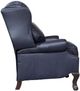 BarcaLounger® Danbury Shoreham Blue Leather Manual Recliner-3