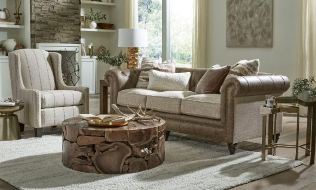 Craftmaster® Customizable Custom Blends Tufted Sofa-1
