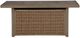 Signature Design by Ashley® Revare Beach Beige Aluminum/Resin Wicker Outdoor Fire Pit Table-2