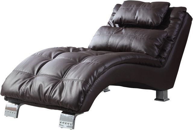 Coaster® Dilleston Black Upholstered Chaise-0
