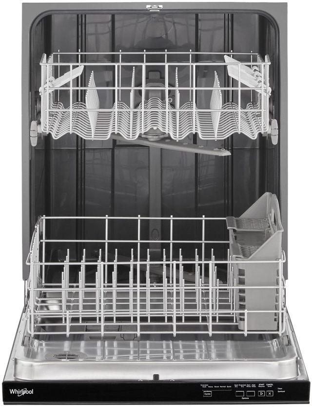 Whirlpool® 24" Black Built In Dishwasher with Boost Cycle and Triple Filtration Wash-2