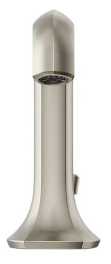 KOHLER® Occasion® Vibrant Brushed Nickel Bathroom Sink Faucet Spout with Straight Design-1