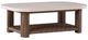 Signature Design by Ashley® Dolan Creek Beige Aluminum/Wicker Outdoor Rectangular Cocktail Table with Brown Base-0
