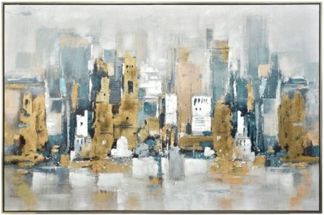 Classy Living Outspoken Golden Sky Reverie Wall Art-0