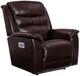 La-Z-Boy® Rosewood Chocolate Leather Power Rocking Recliner with Headrest and Lumbar-0
