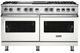 Viking® 5 Series 60" Pure White Pro Style Dual Fuel Range-0
