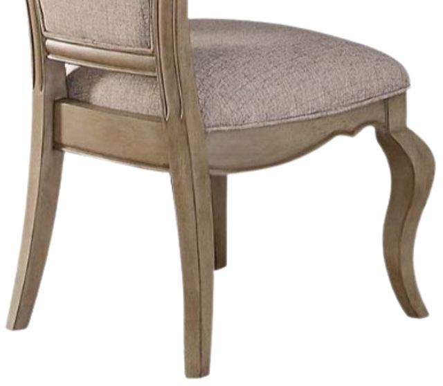 ACME Furniture Chelmsford 2-Piece Antique Taupe/Beige Side Chair Set-2