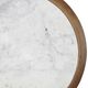 Crestview Collection Palatino White Cocktail Table with Brown Base-2