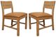 International Furniture Direct Tulum Brown Side Chair-5