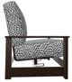 Telescope Casual Leeward Agra Classic/Kona Fabric/Polymer Outdoor MGP Cushion Hidden Motion Loveseat with Chestnut Rustic Polymer Arms-2