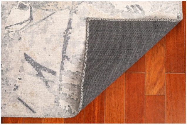 KAS Rugs London Beige/Grey Foliage 5'x8' Area Rug-2