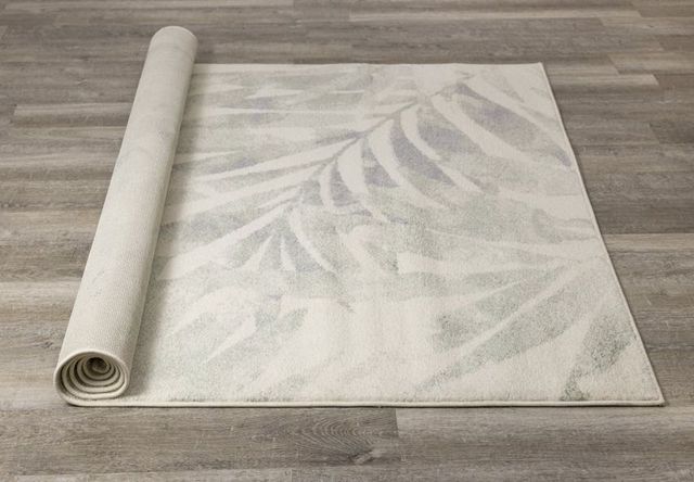 Kalora Interiors Focus Cream Green Palm Branch 5'3" x  7'7" Rug-4