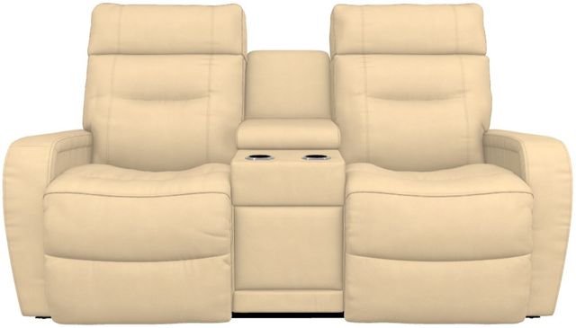 La-Z-Boy® Baron Cashew Manual Wall Reclining Loveseat with Console-1