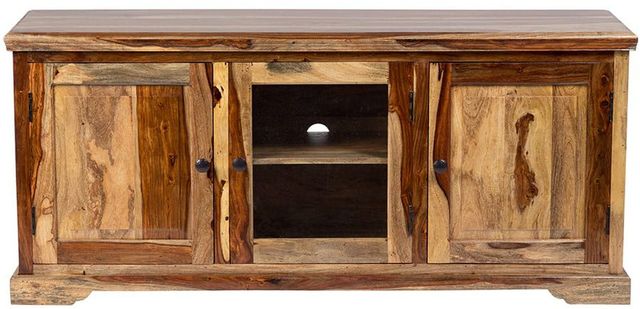 Porter International Designs Tahoe Plasma Natural TV Stand-1