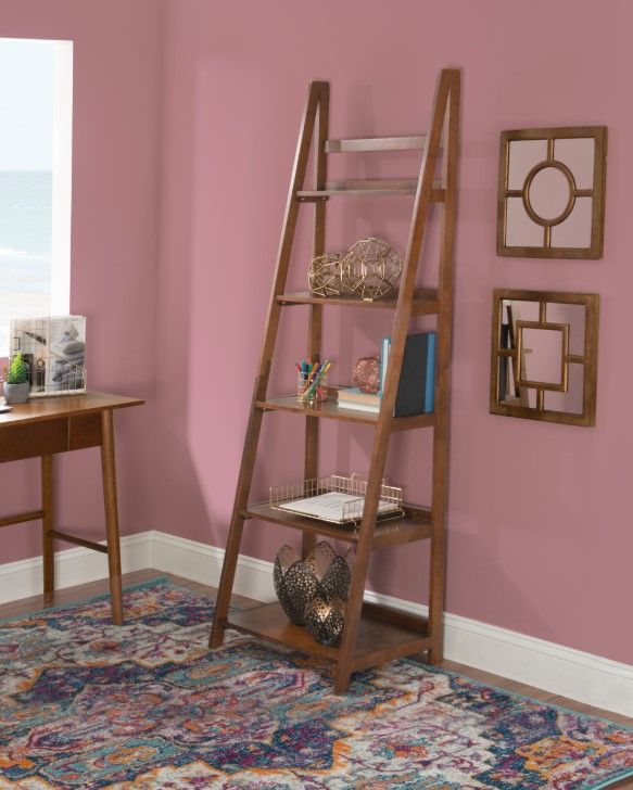 Linon Cosgrove Birch Ladder Bookcase-1
