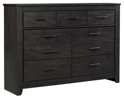 Signature Design by Ashley® Brinxton 2-Piece Charcoal Full Panel Headboard Set-2