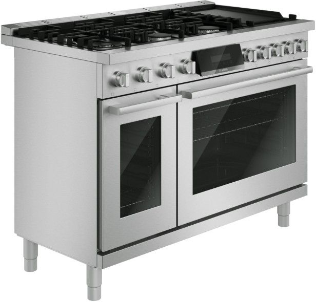 Bosch® 800 Series 48” Stainless Steel Pro Style Dual Fuel Range-2