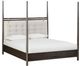 Modus Furniture Rockport Turtle Dove/Yin Queen Upholstered Poster Bed-0