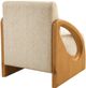 Bassett Mirror Raffi Honey Pine/Spotted Elm Accent Chair-4