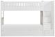 Homelegance® Galen White Youth Twin/Twin Step Bunk Bed with Trundle -2
