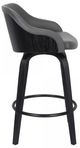 Armen Living Alec Gray Counter Swivel Stool-2